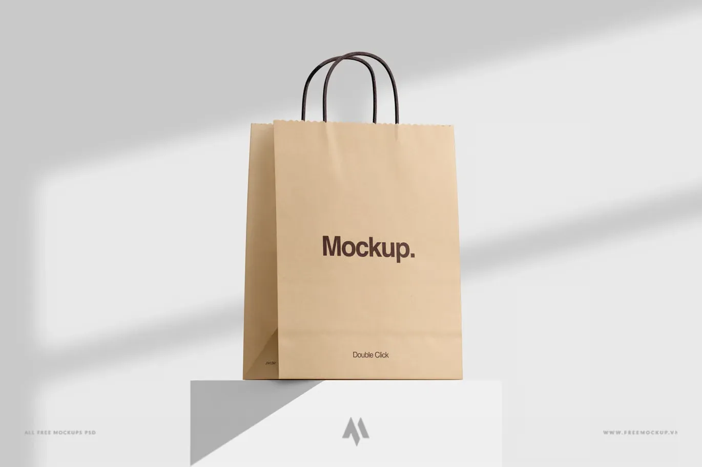 Mockup túi Giấy Kraft miễn phí