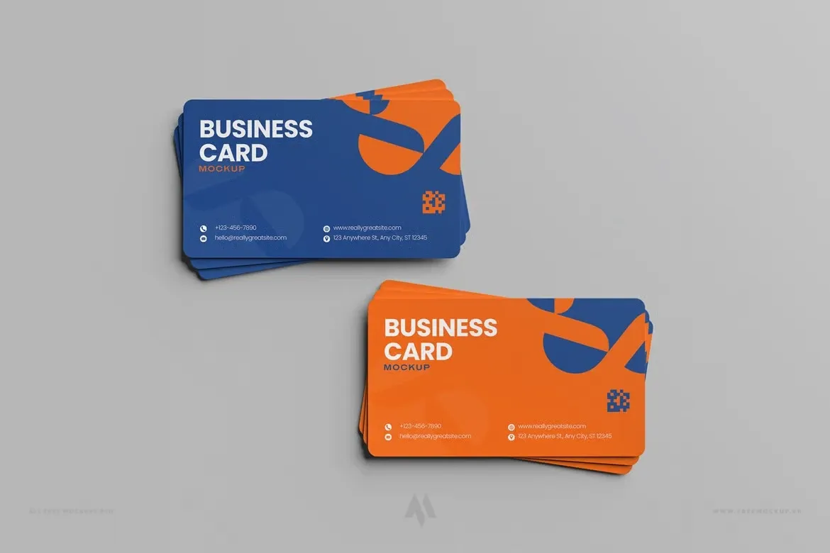 Mockup Danh Thiếp: Nâng Tầm Ấn Tượng Tức Thì!