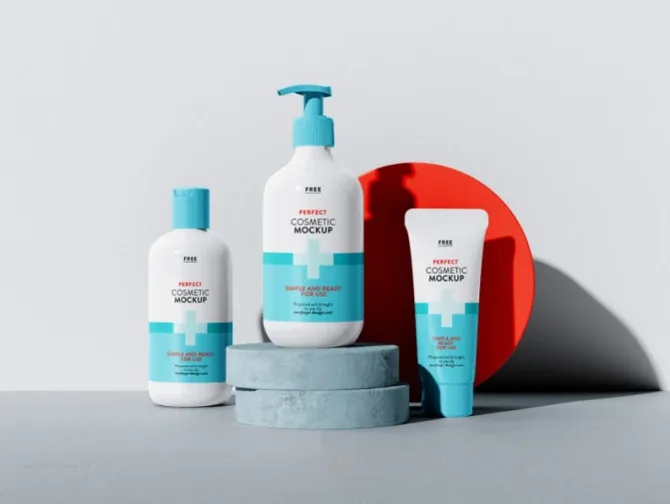 Bộ mockup mỹ phẩm miễn phí