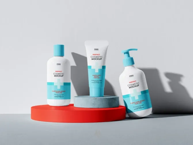 Bộ mockup mỹ phẩm miễn phí