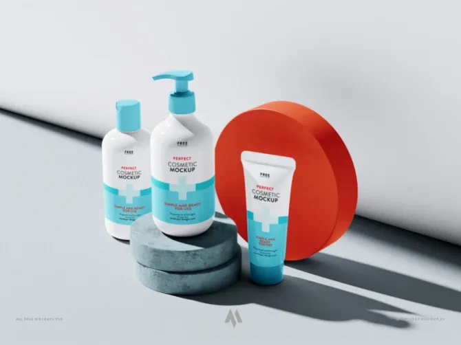 Bộ mockup mỹ phẩm miễn phí