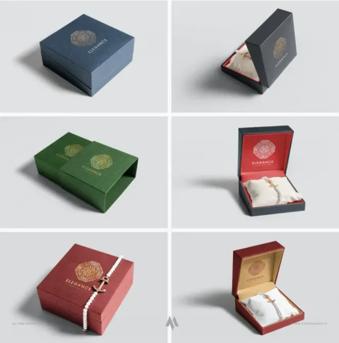 Mockup hộp trang sức