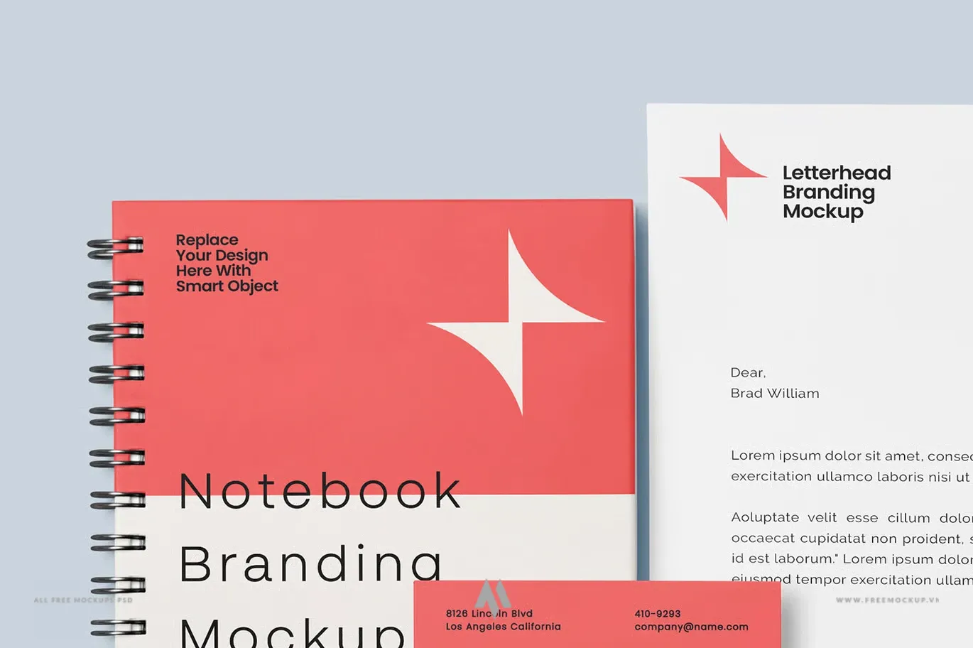 Mockup Văn Phòng Phẩm miễn phí