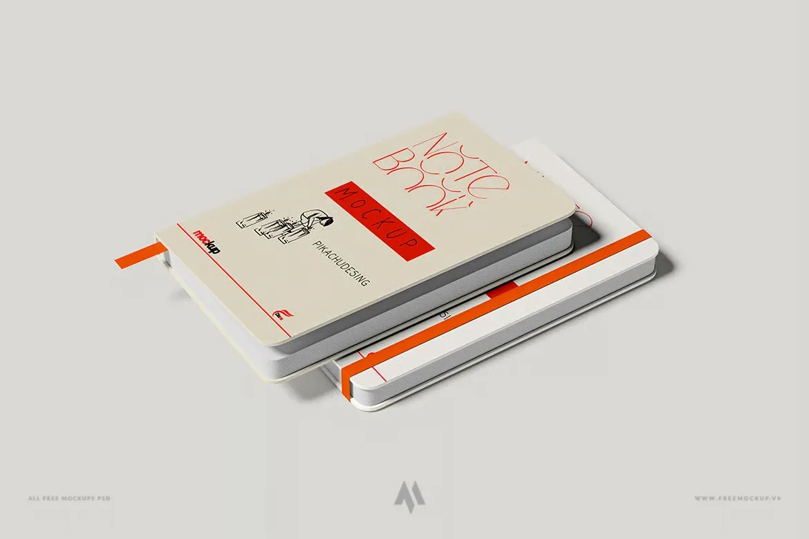 Mockup sổ tay chất lượng cao, chân thực dành cho thương hiệu