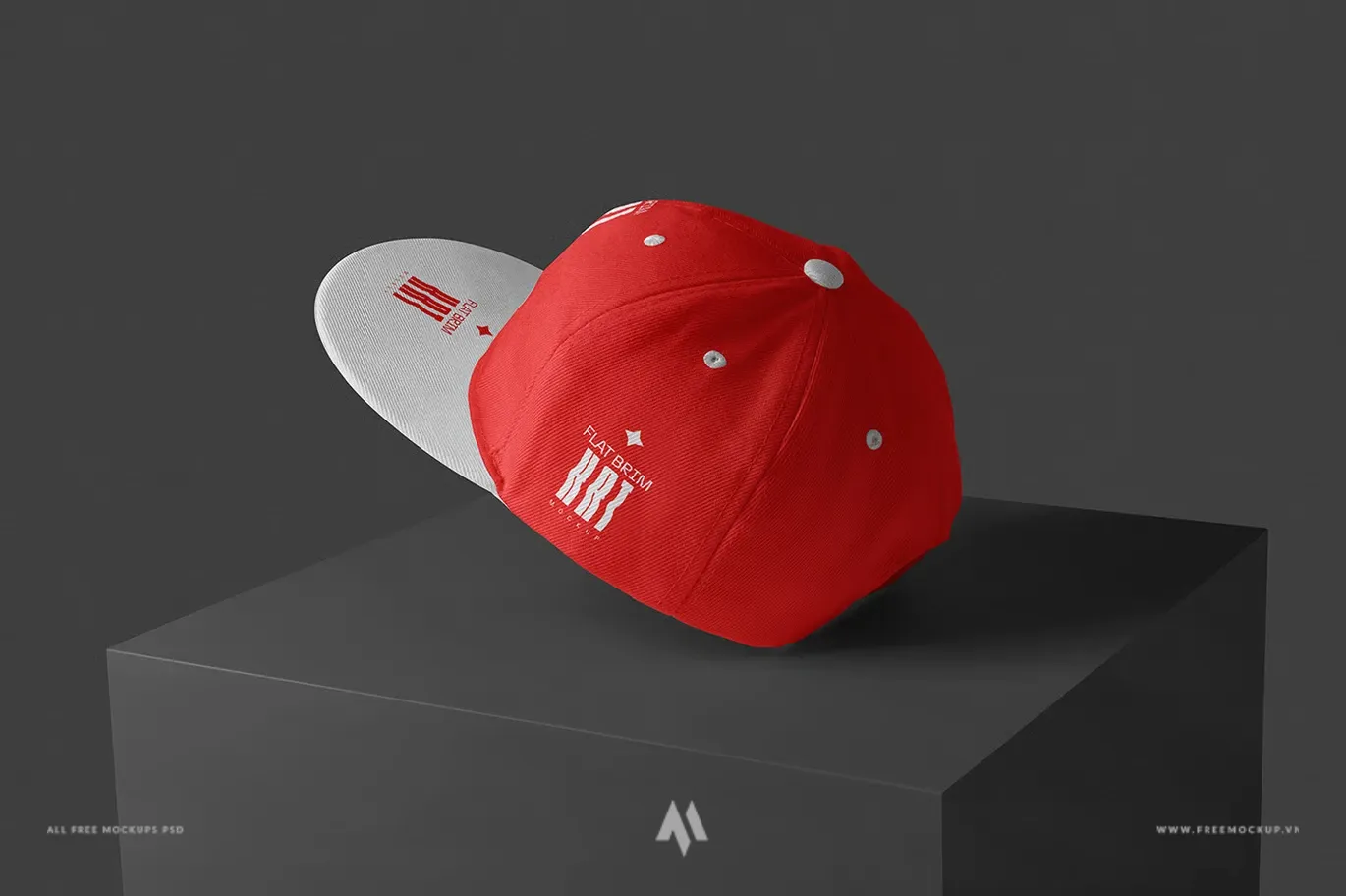 Mockup mũ lưỡi trai miễn phí PSD