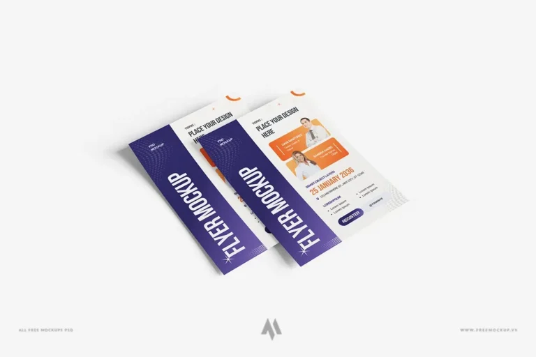 Mockup tờ giới thiệu A4