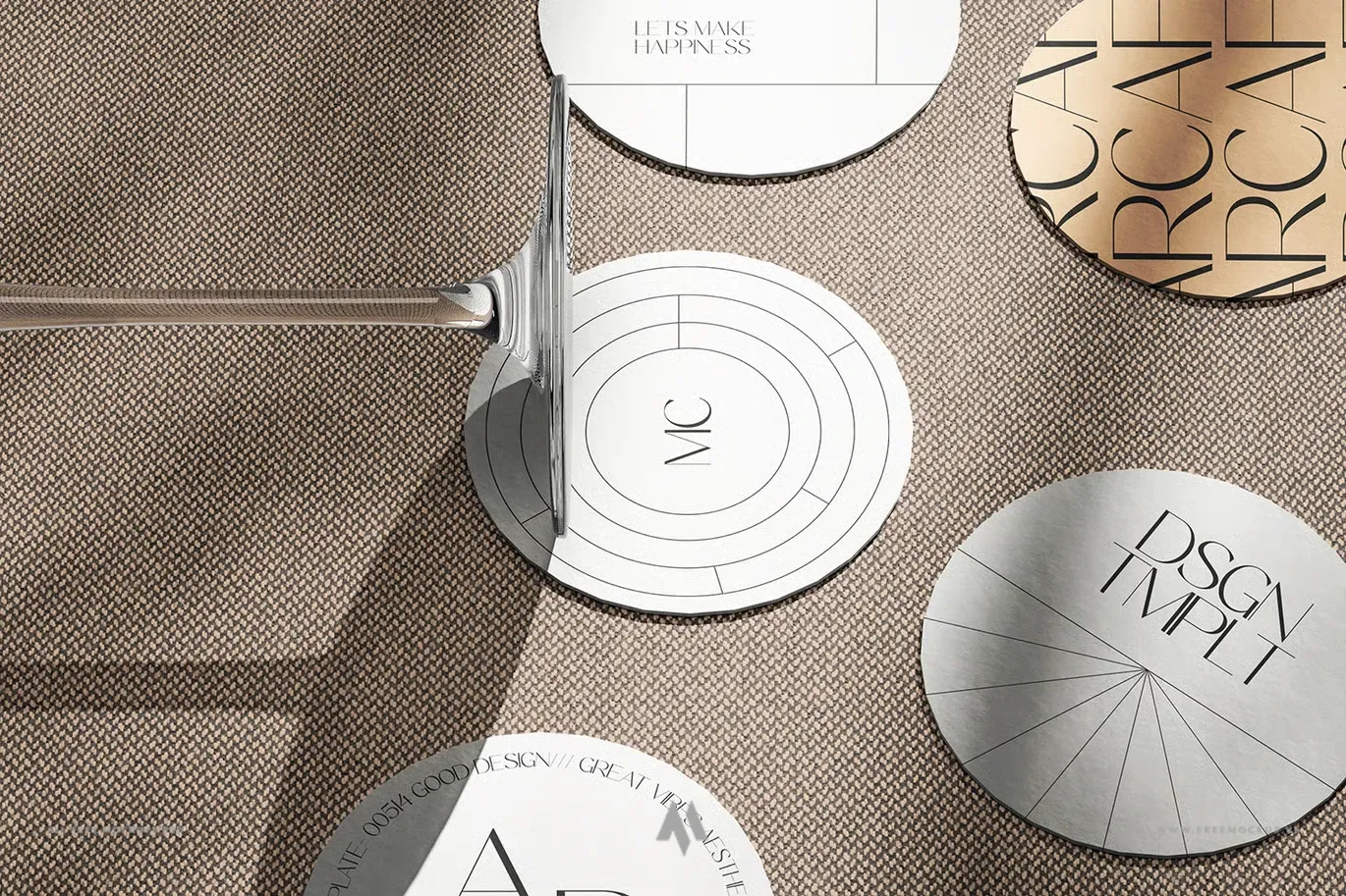 Mockup đế lót ly