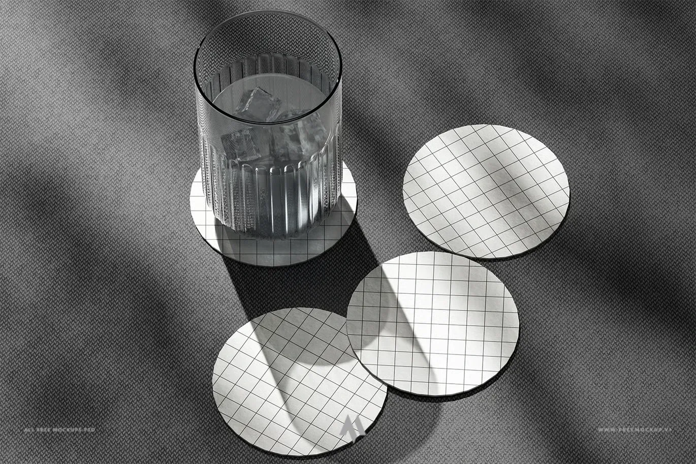 Mockup đế lót ly