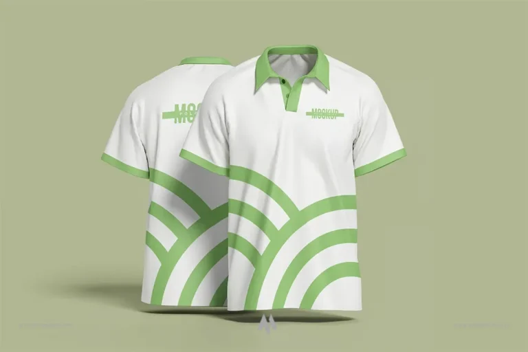 Mockup áo Polo miễn phí PSD