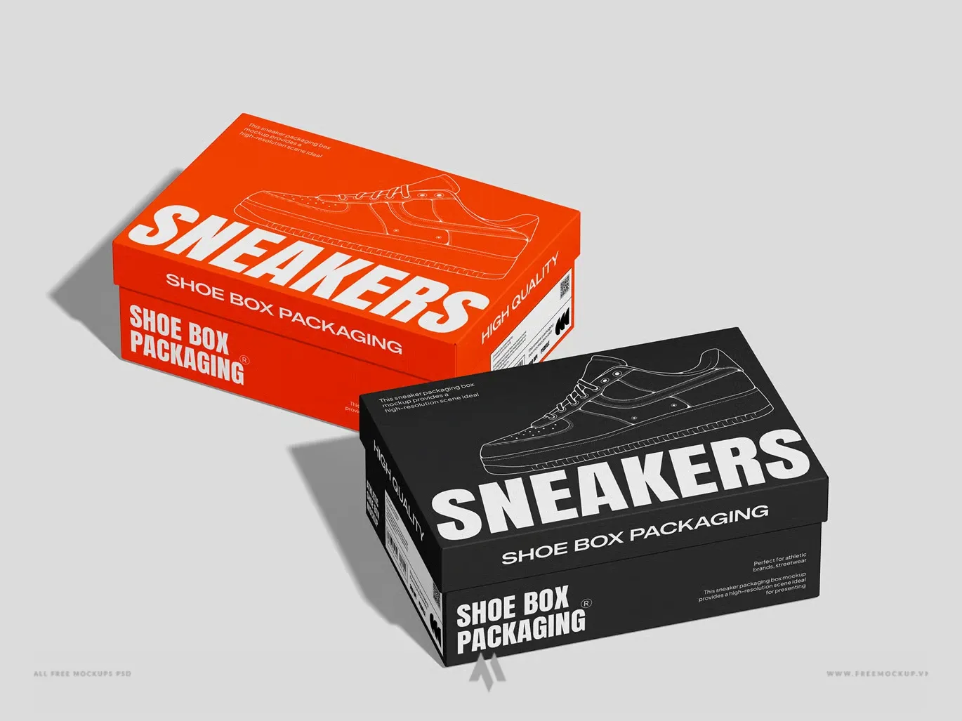 Mockup hộp giầy Sneakers