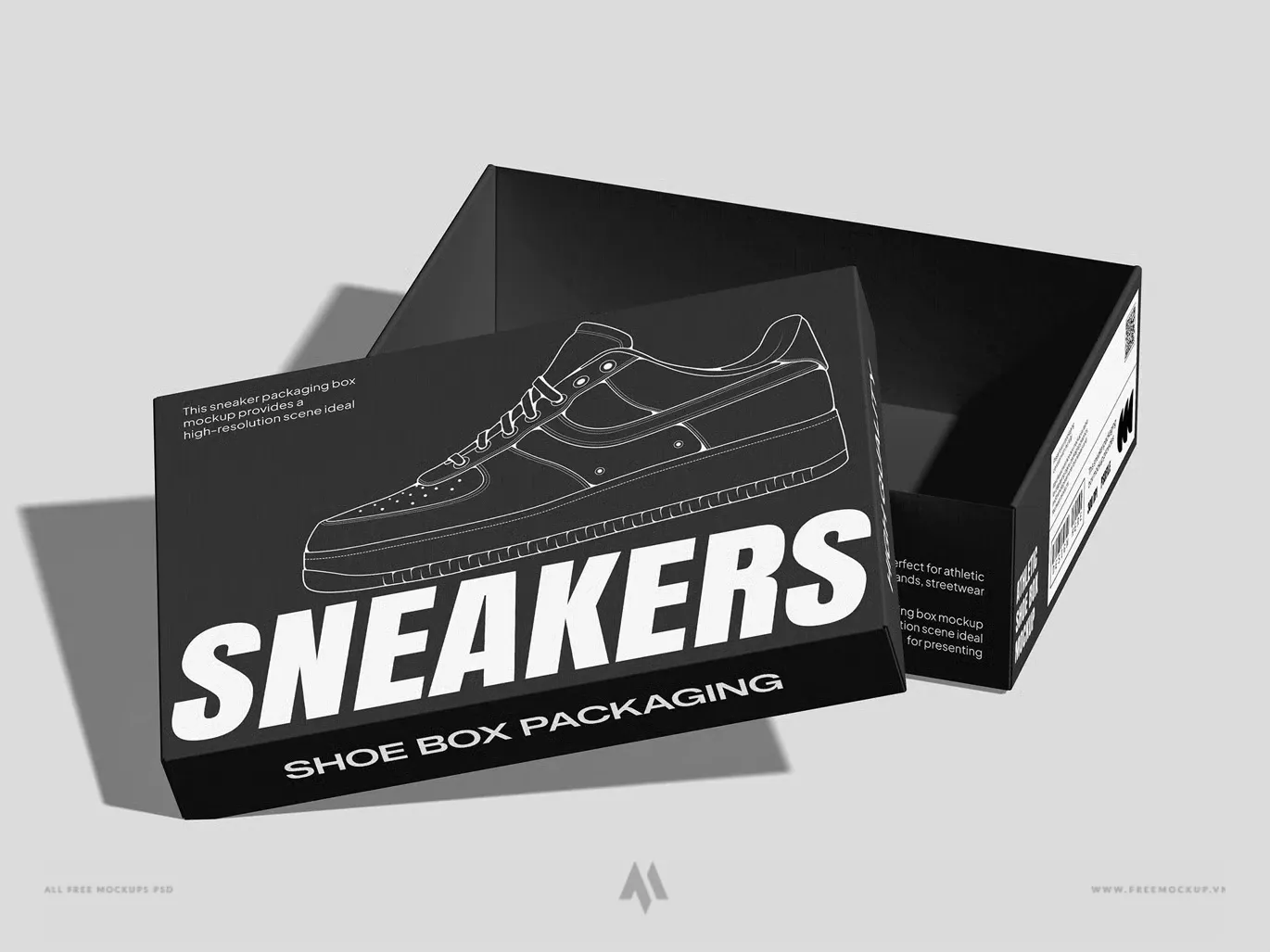 Mockup hộp giầy Sneakers