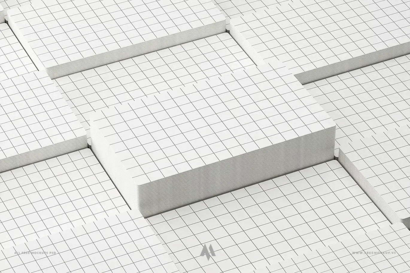 Mockup bộ sưu tập danh thiếp miễn phí