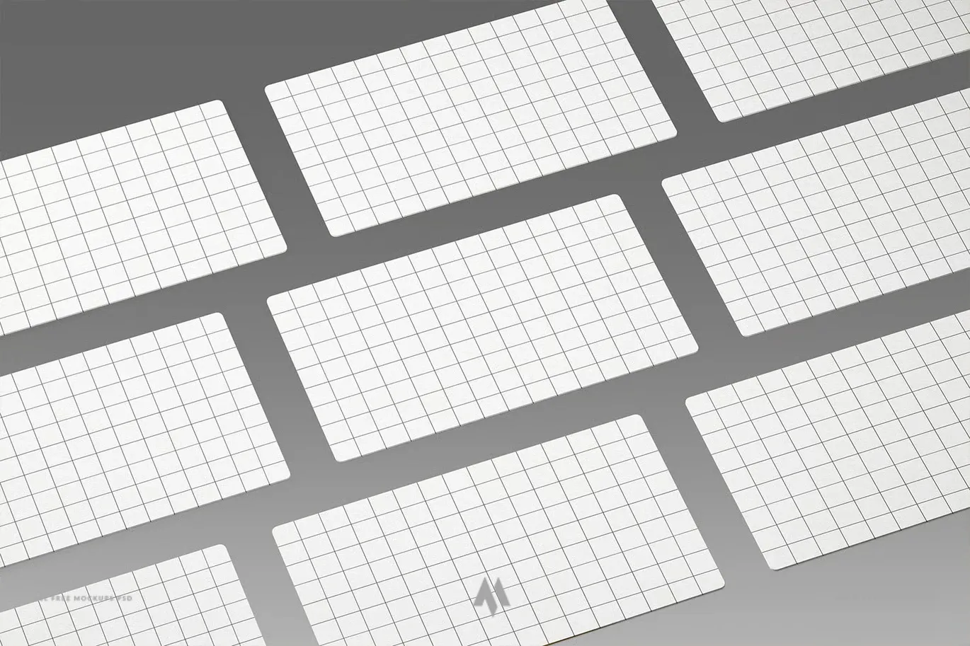 Mockup bộ sưu tập danh thiếp miễn phí