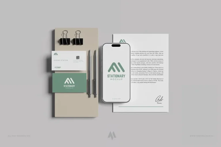 Mockup văn phòng phẩm chuyên nghiệp