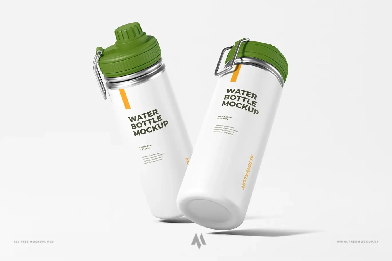 Mockup chai nước giữ nhiệt ấn tượng