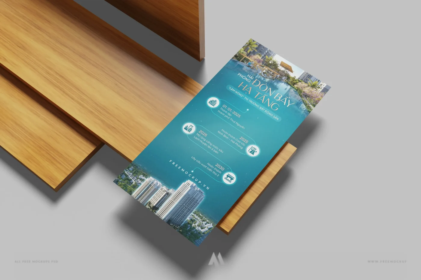 Mockup Tờ Rơi DL: Nâng Tầm Thiết Kế Quảng Cáo!