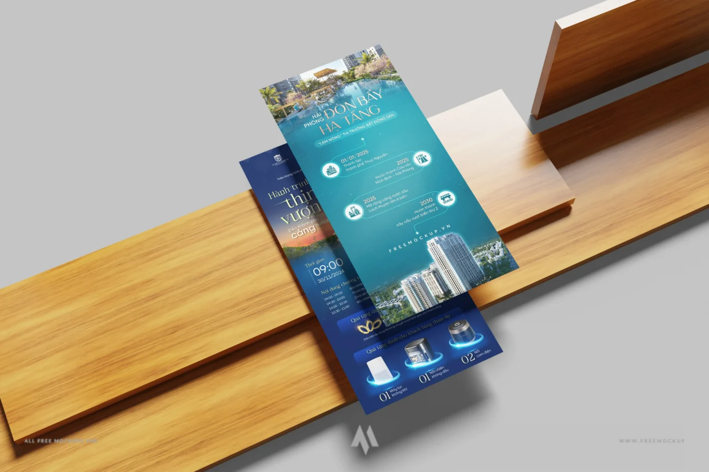 Mockup Tờ Rơi DL: Nâng Tầm Thiết Kế Quảng Cáo!
