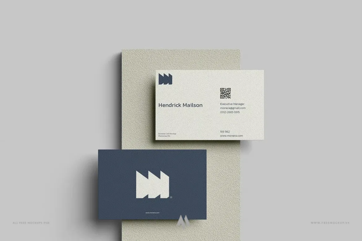 Mockup danh thiếp chất lượng cao, chân thực