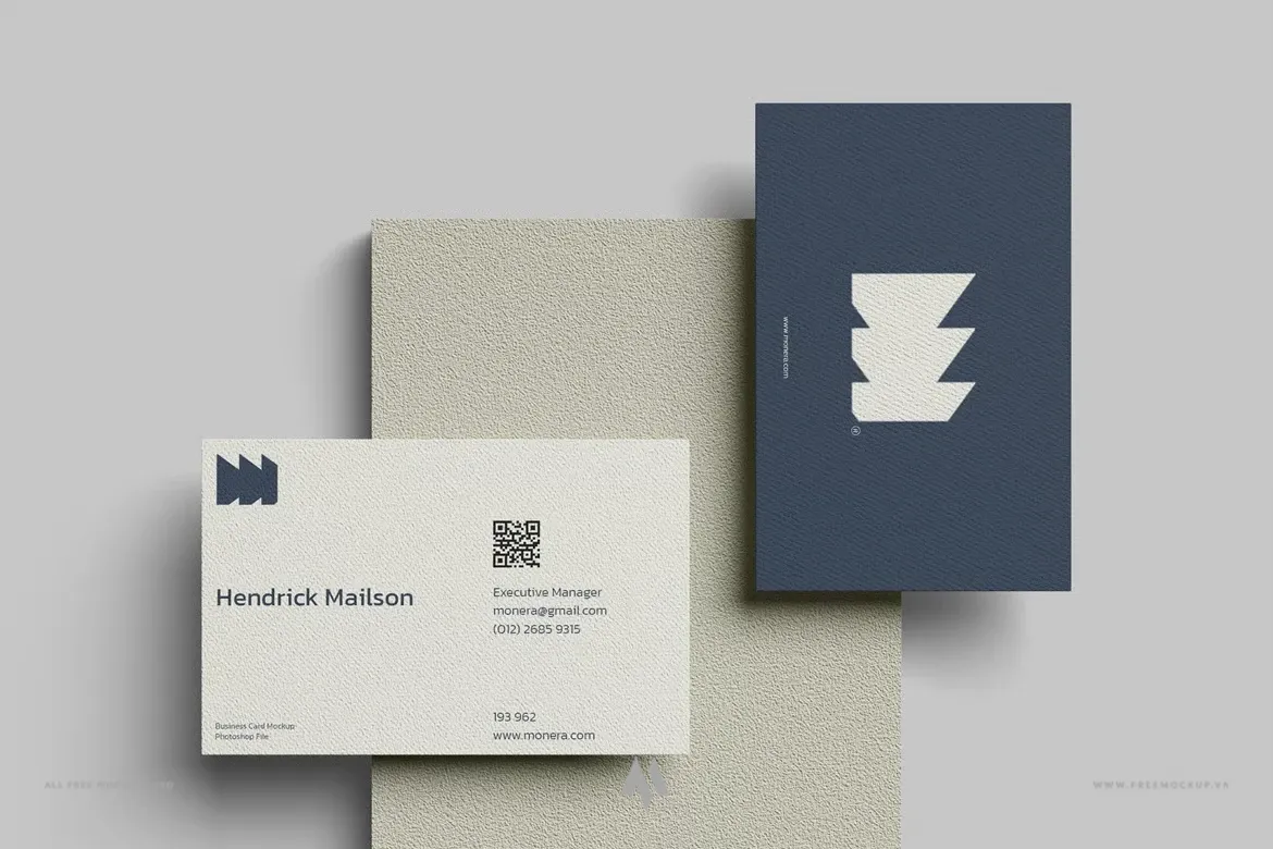 Mockup danh thiếp chất lượng cao, chân thực