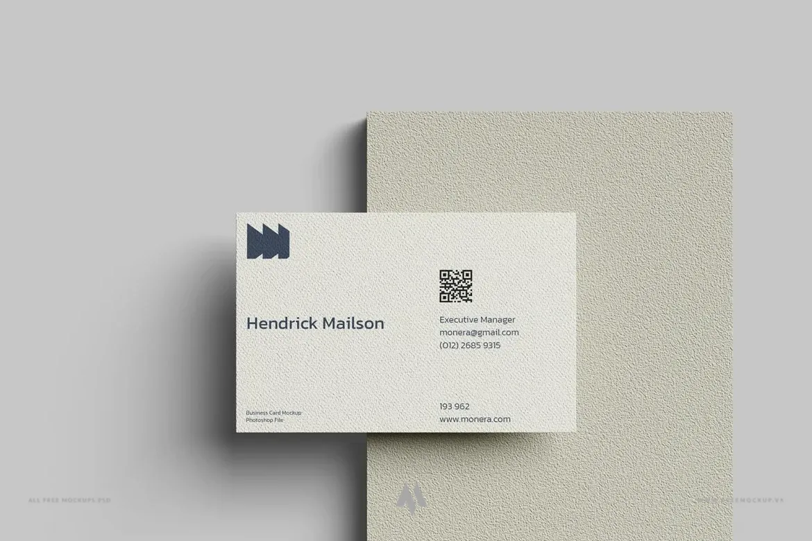 Mockup danh thiếp chất lượng cao, chân thực