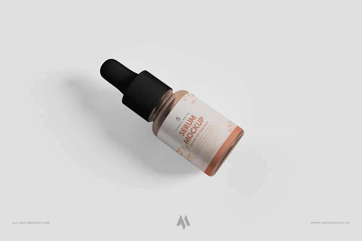 Mockup lọ serum miễn phí PSD