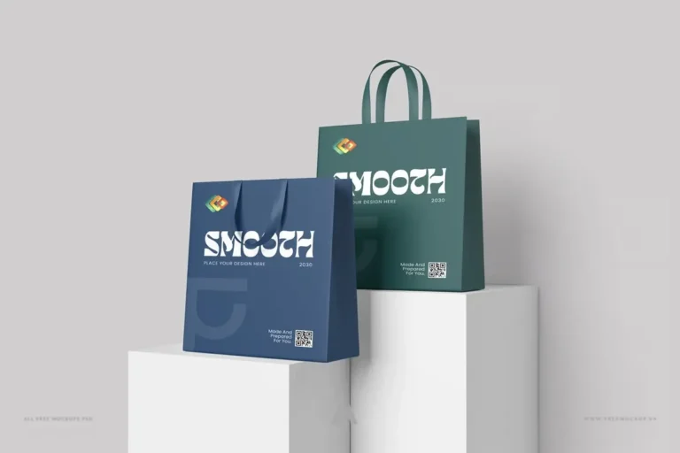 Bộ mockup túi giấy hiện đại