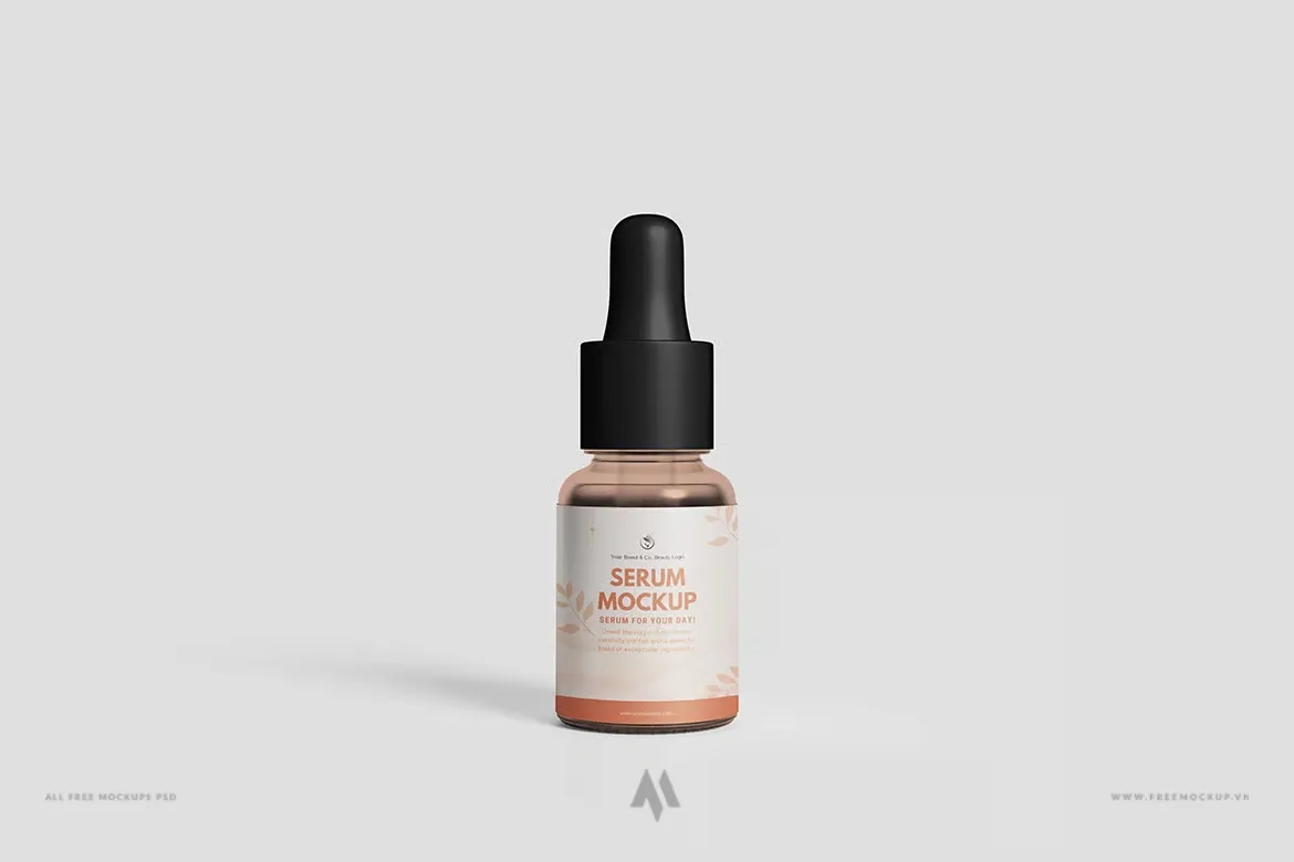 Mockup lọ serum miễn phí PSD