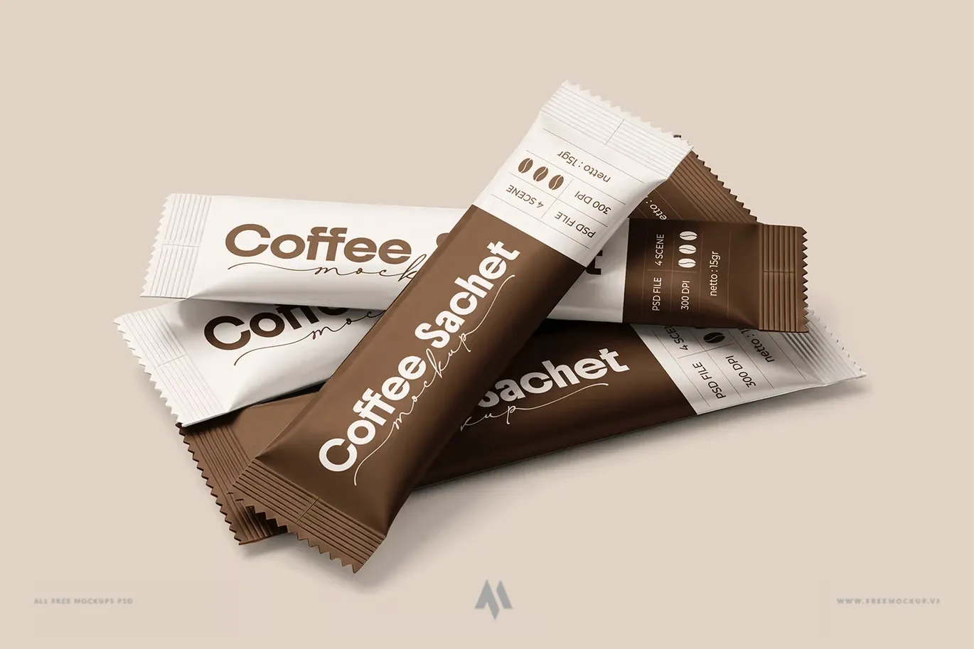 Mockup Gói Cà Phê: Trình Bày Sản Phẩm Đẳng Cấp