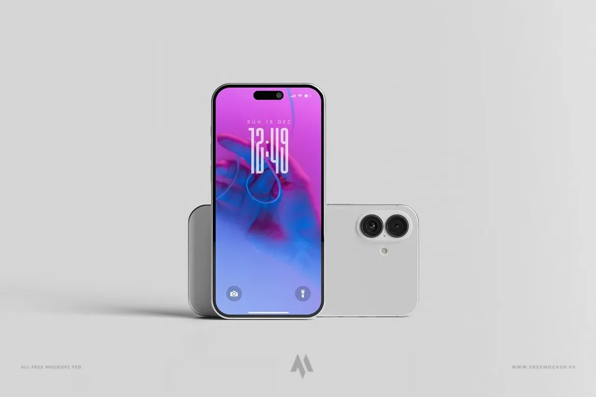 Mockup iPhone 16 miễn phí PSD