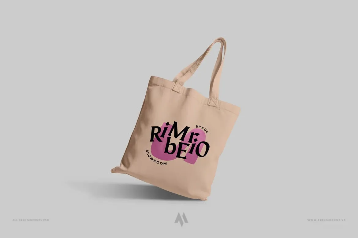 Mockup túi vải tote PSD