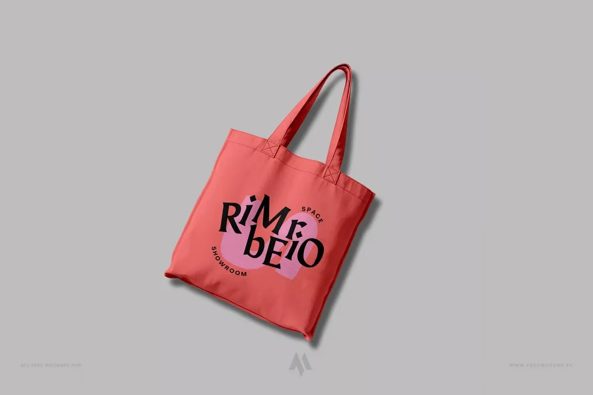 Mockup túi vải tote PSD
