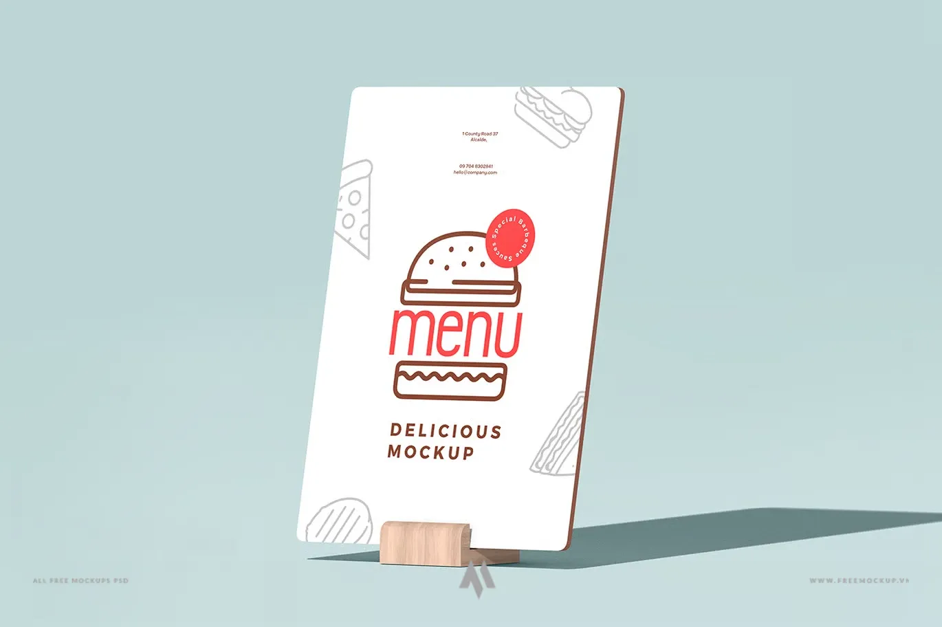 Mockup thiết kế Menu đẳng cấp