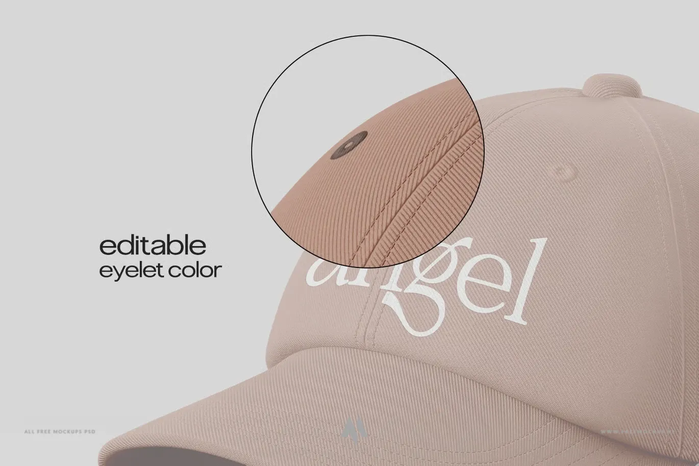 Bộ mockup mũ lưỡi trai thời trang