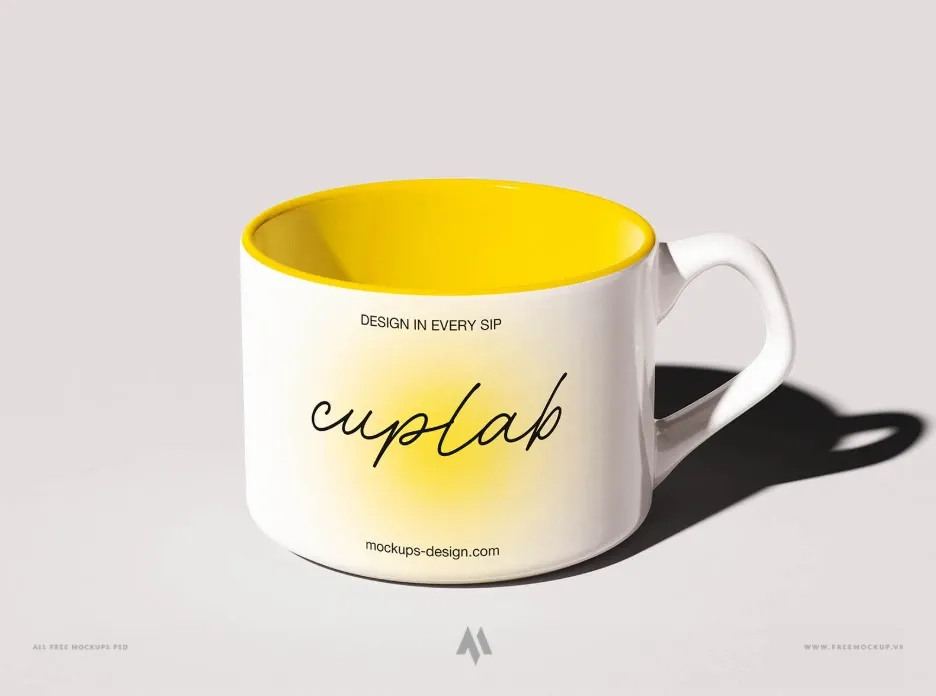 Mockup Cốc Sứ: Biến Ý Tưởng Thành Hiện Thực