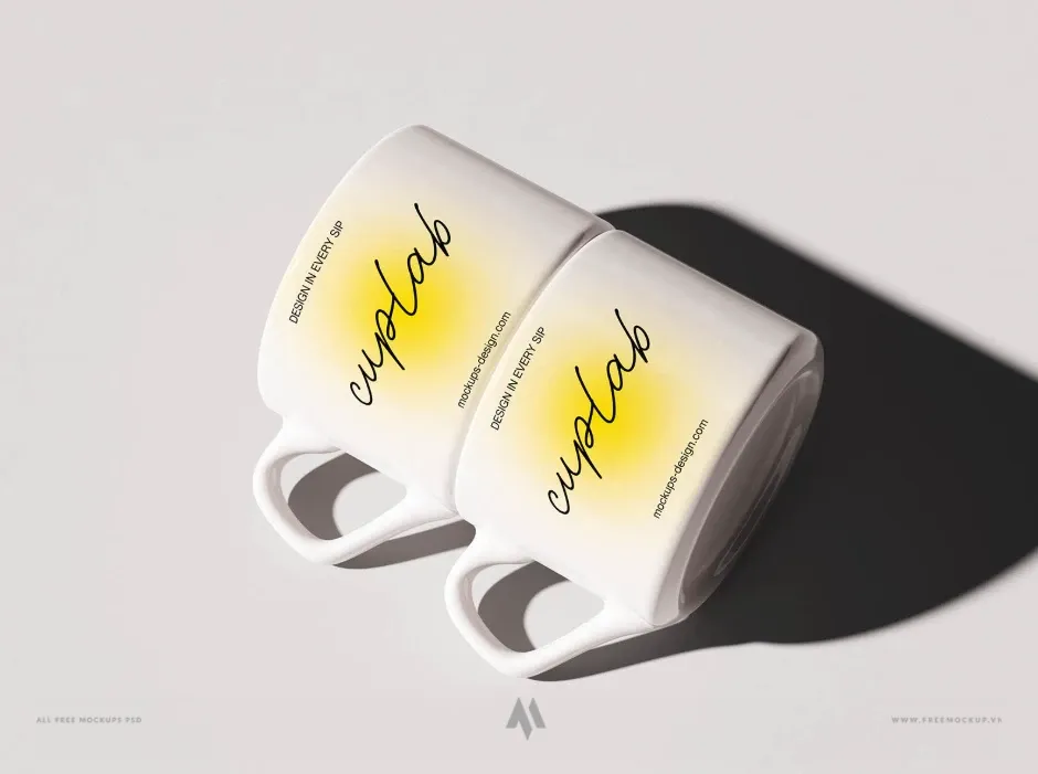 Mockup Cốc Sứ: Biến Ý Tưởng Thành Hiện Thực