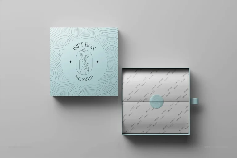 Bộ 7 mockup hộp quà tặng