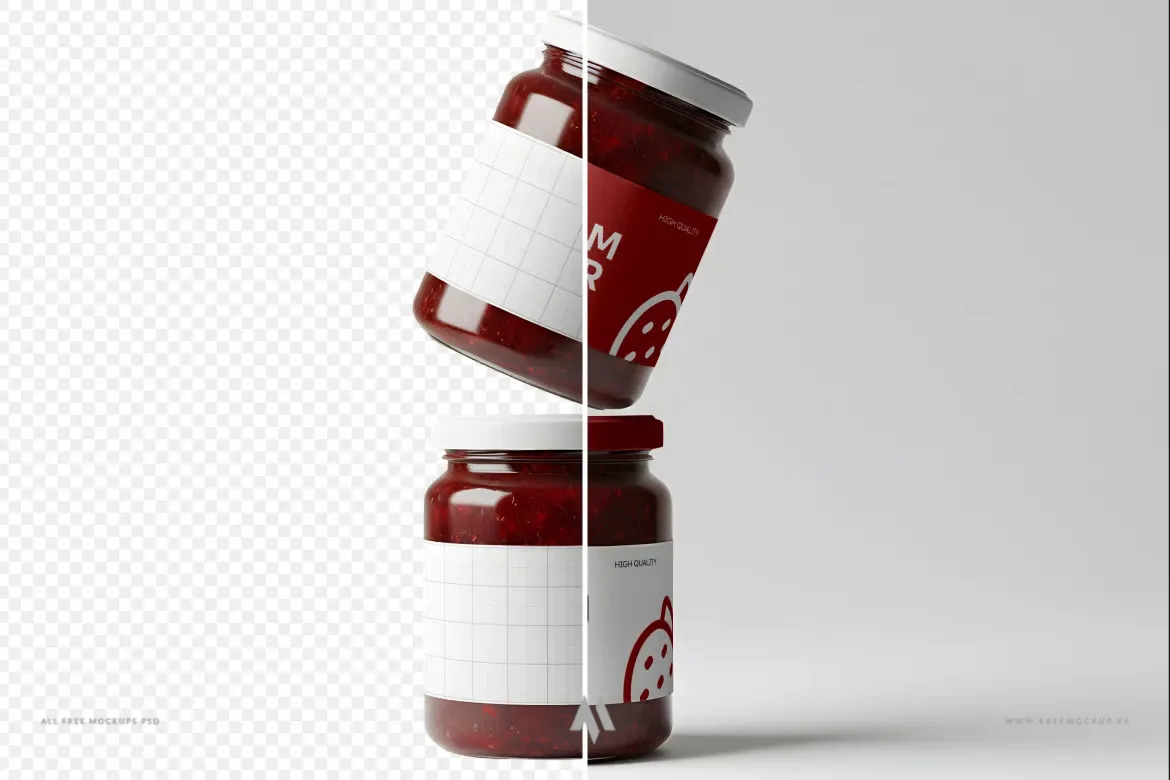 Mockup lọ đựng nước ngâm