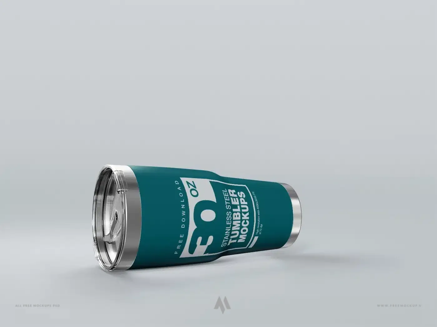 Mockup cốc giữ nhiệt inox