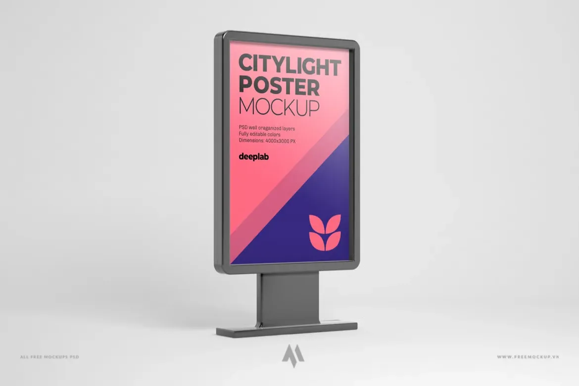 Bộ mockup poster đường phố miễn phí