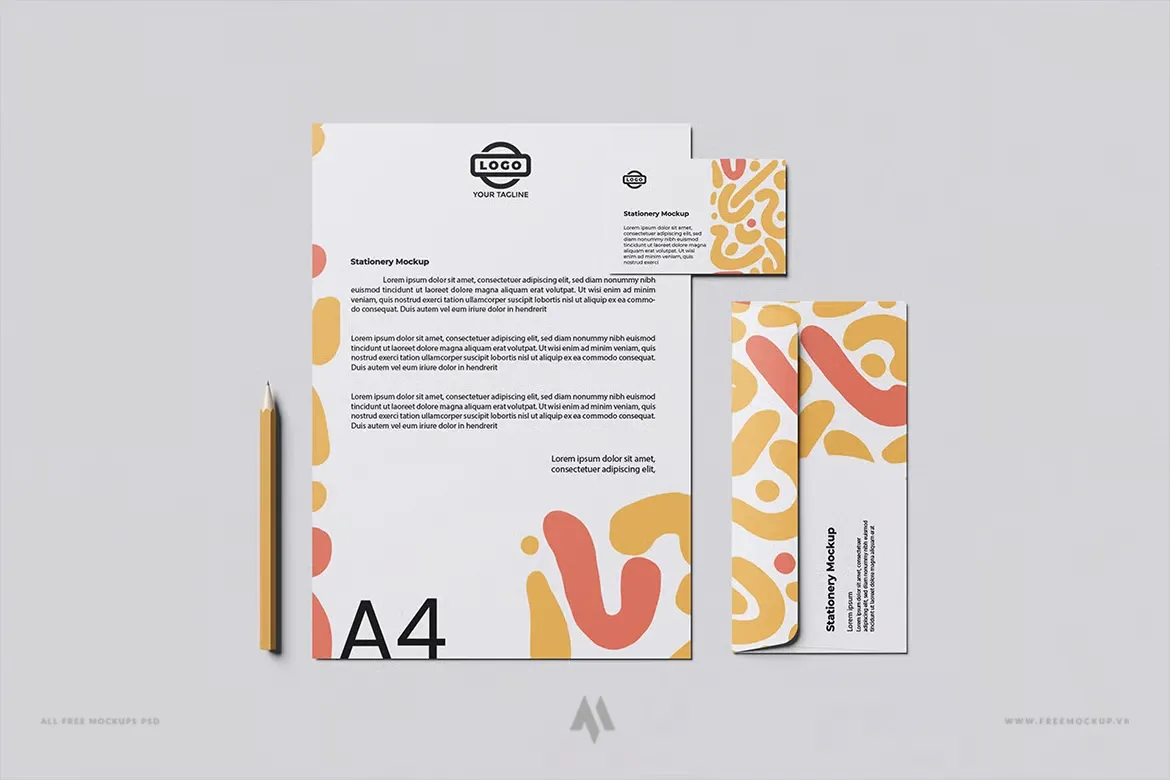 Mockup bộ nhận diện thương hiệu