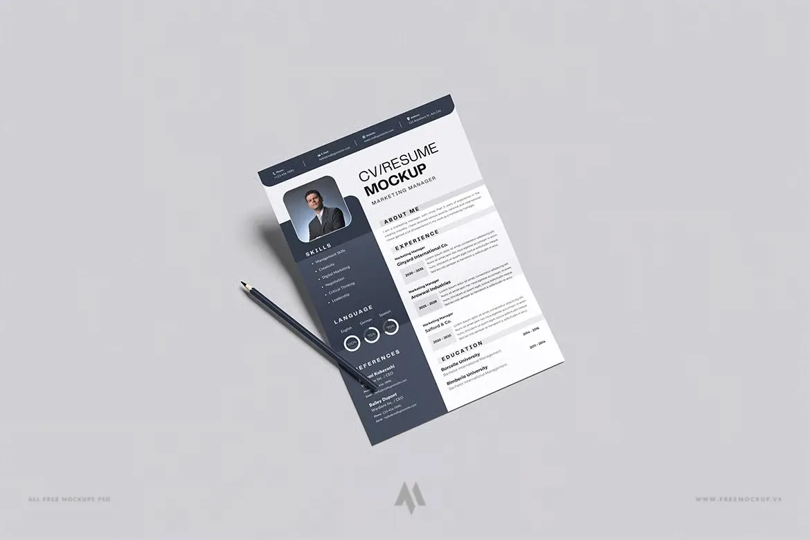 Tạo Hồ Sơ Ấn Tượng Với Mockup Chuyên Nghiệp!
