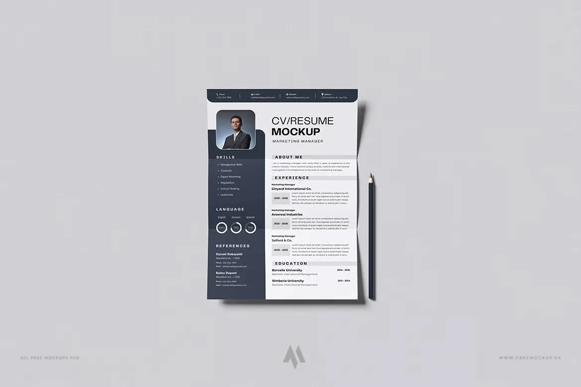 Tạo Hồ Sơ Ấn Tượng Với Mockup Chuyên Nghiệp!