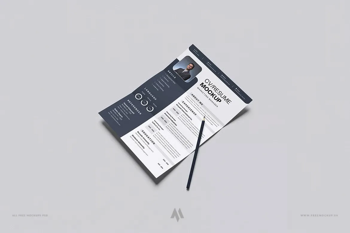 Mockup CV chuyên nghiệp