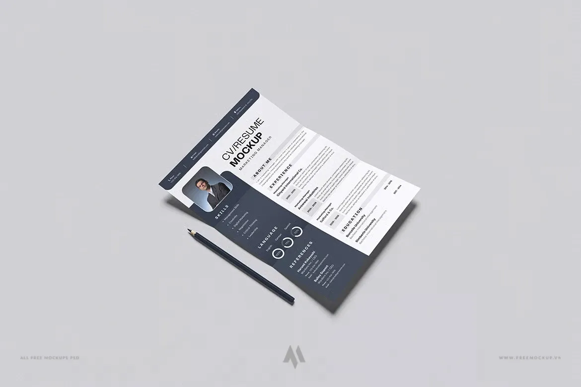 Mockup CV chuyên nghiệp