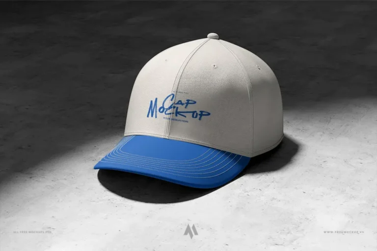Mockup mũ lưỡi trai ấn tượng