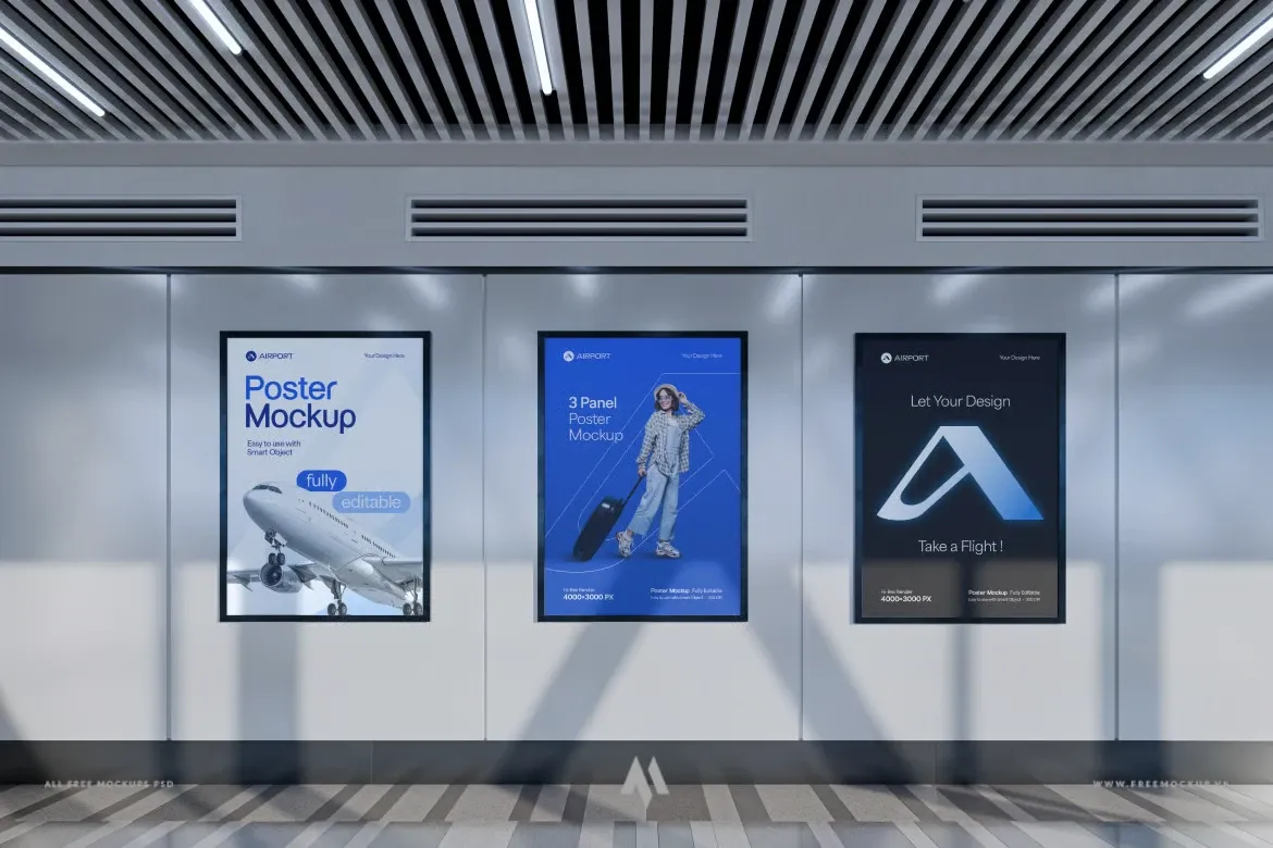 Mockup Sân Bay: Nâng Tầm Quảng Cáo Của Bạn!