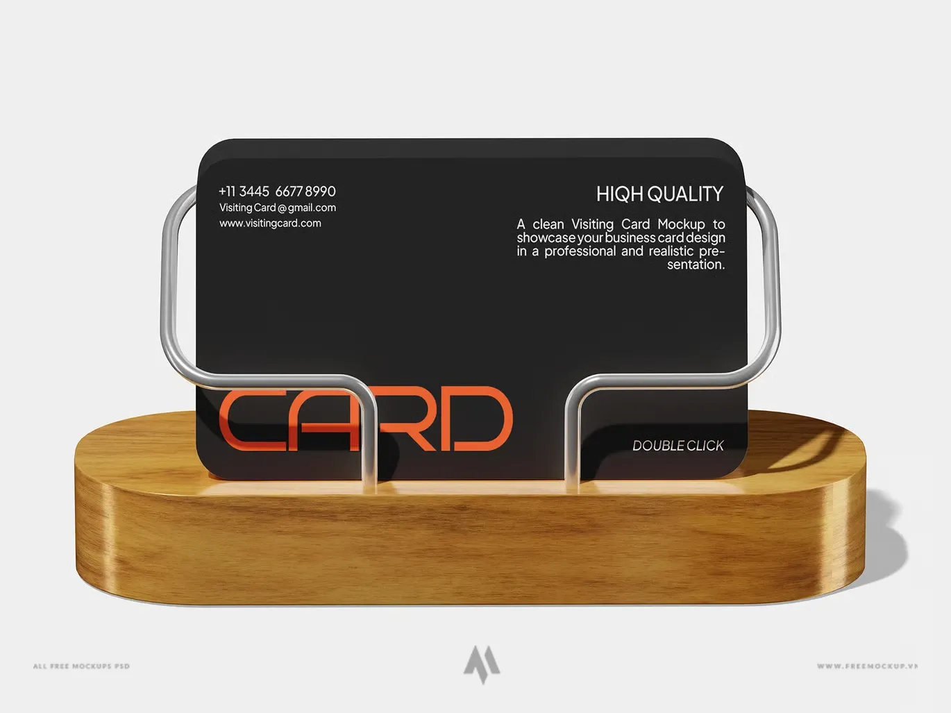 Mockup Danh Thiếp: Nâng Tầm Ấn Tượng Ban Đầu!