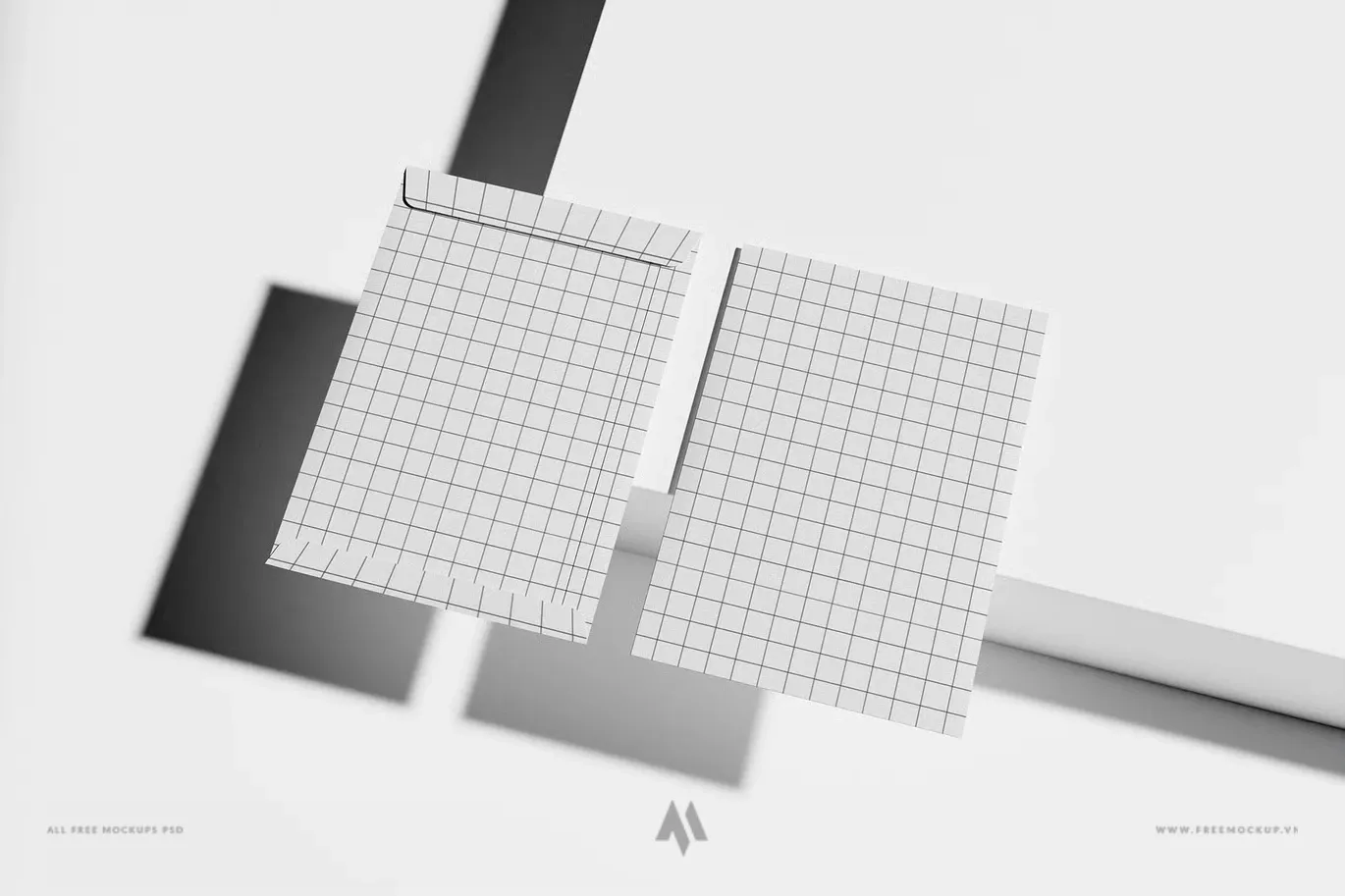 Mockup phong bì khổ lớn