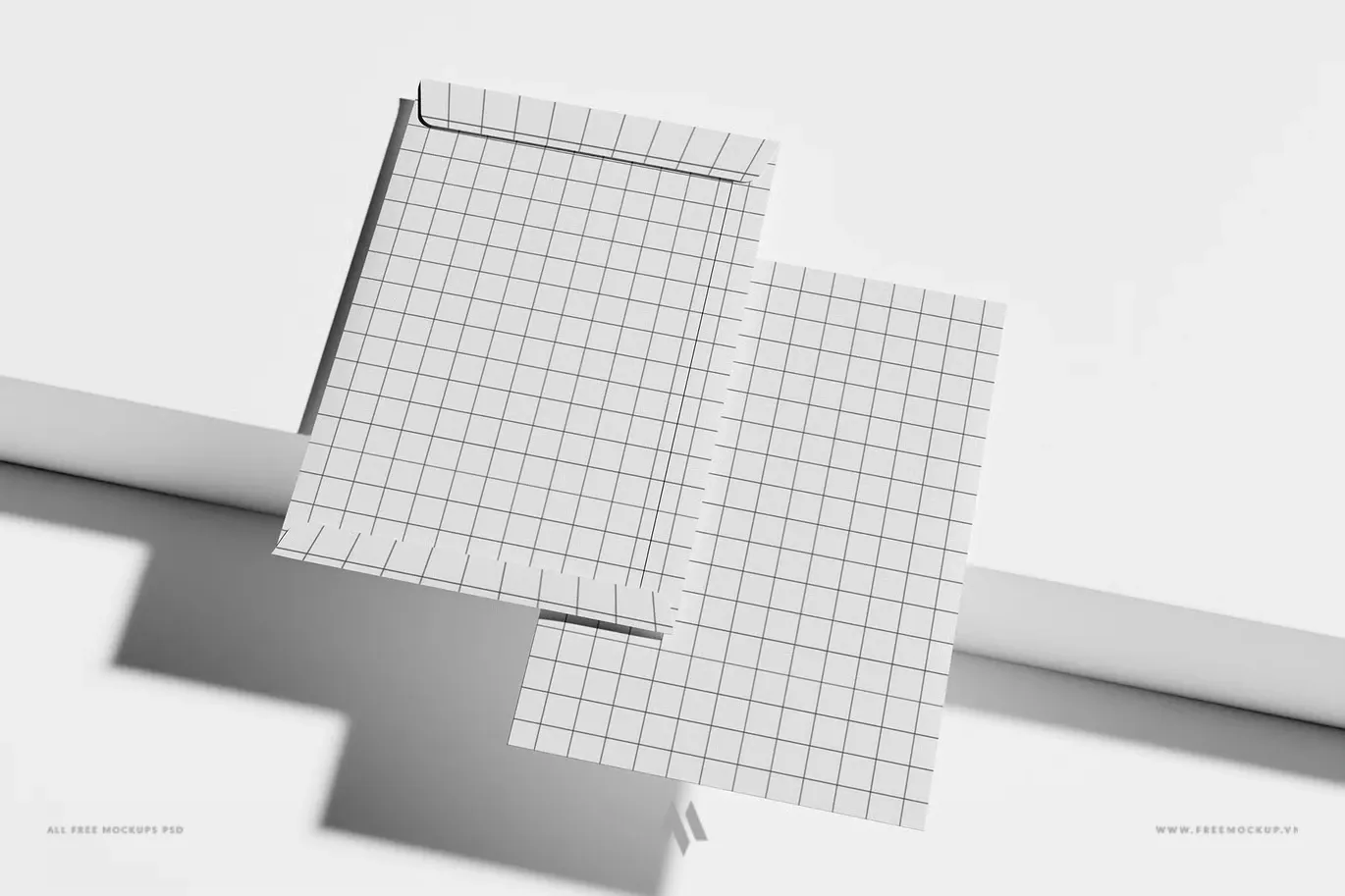 Mockup phong bì khổ lớn