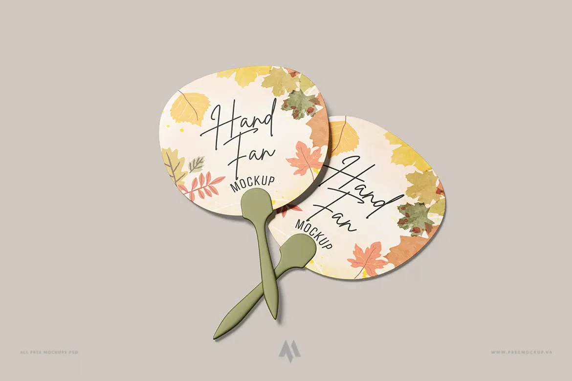 Mockup Quạt Cầm Tay: Nâng Tầm Thương Hiệu Bạn!